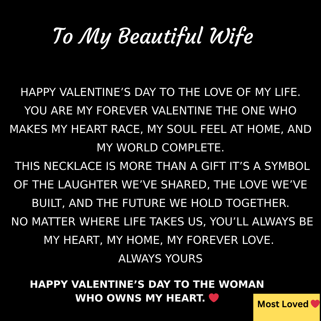 For My Wife – Valentine Eternal Knot Necklace - Always Yours