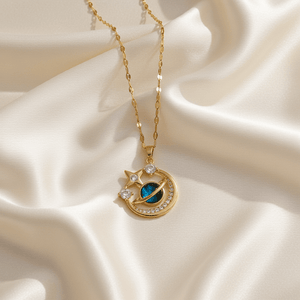 To My Wife Celestial Whiskers Necklace - Playful Spark of Us