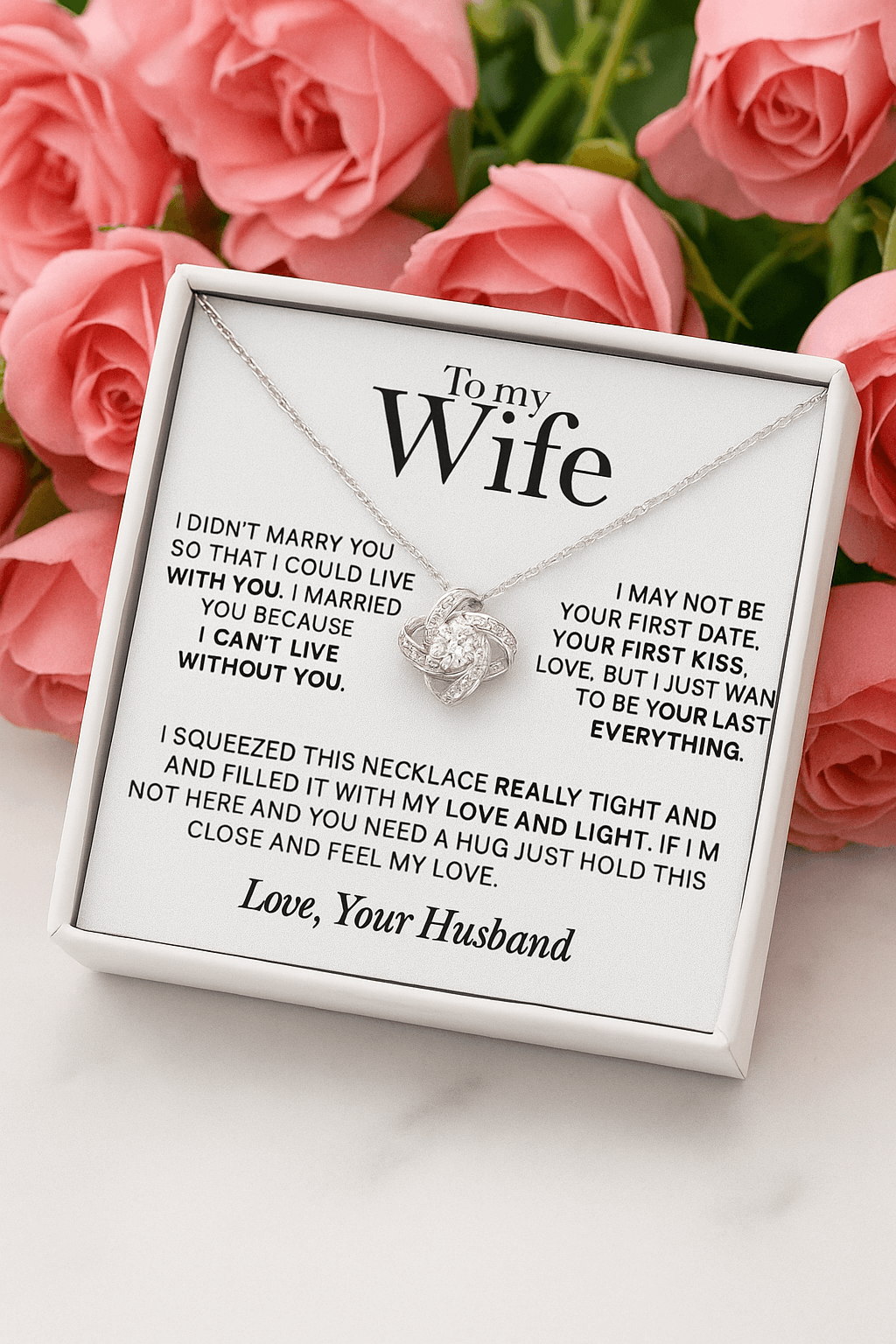 To My Wife – Last Everything Necklace