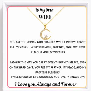To My Wife My Guiding Star Necklace - My North Star